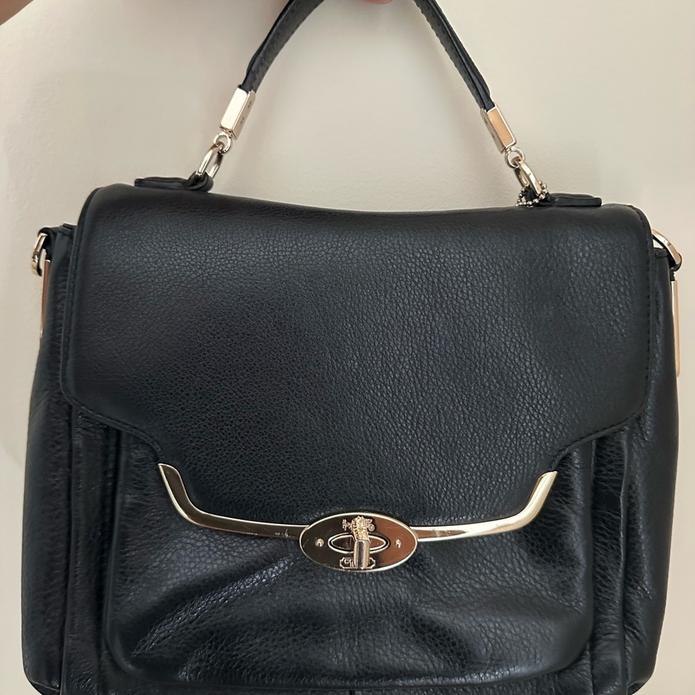 Coach top handle crossbody bag